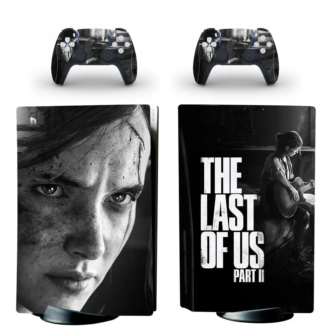 PS5 The Last of Us Fandom Console & Controller Vinyl Skin Sticker Set - Vivid Setups