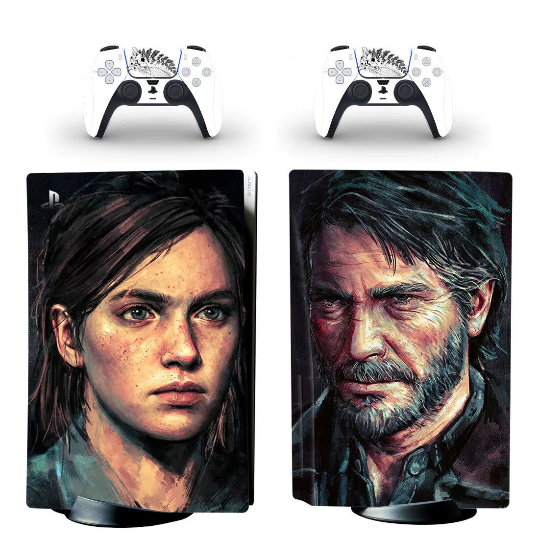 PS5 The Last of Us Fandom Console & Controller Vinyl Skin Sticker Set - Vivid Setups