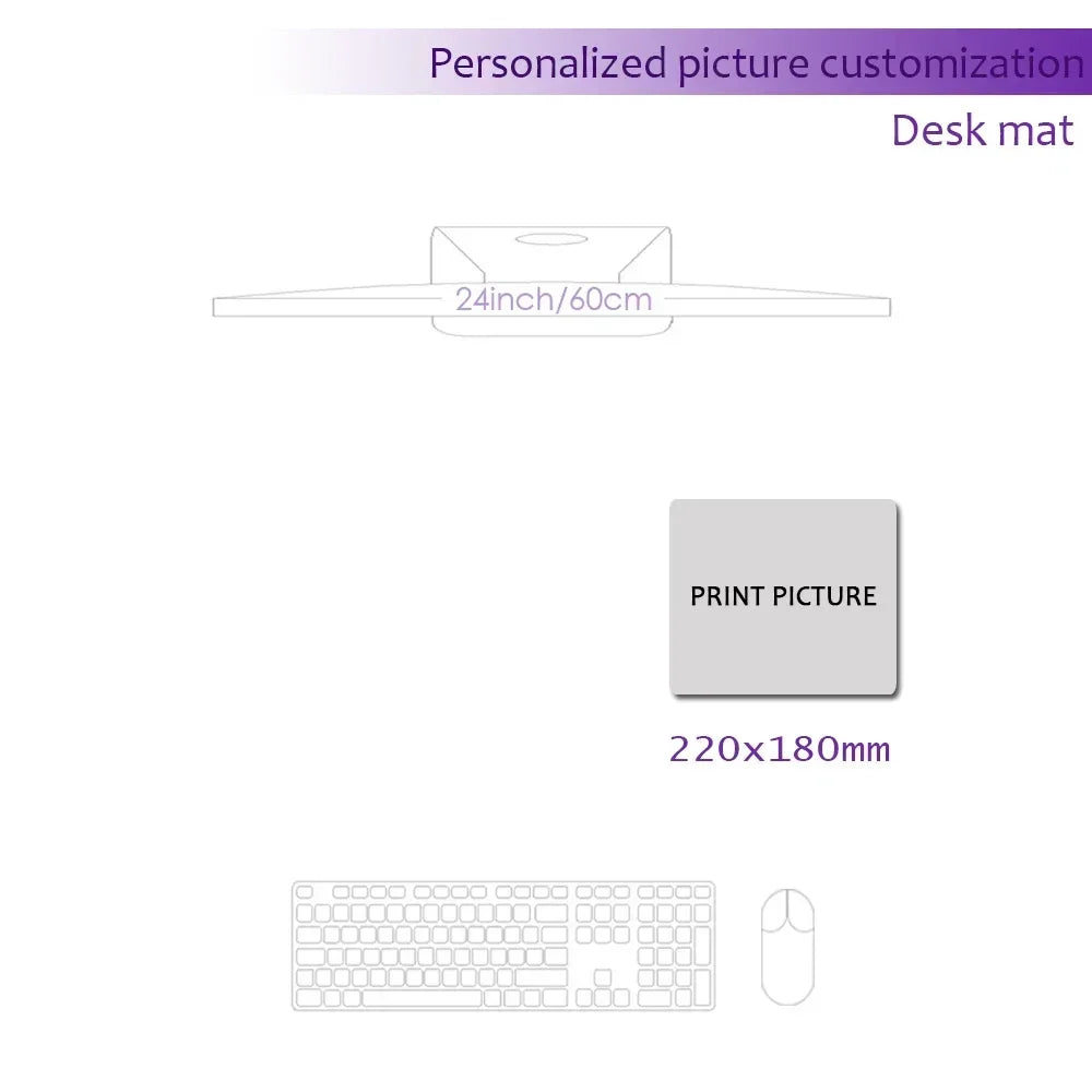 Personalized Gaming Deskmat Mouse Pads - Vivid Setups