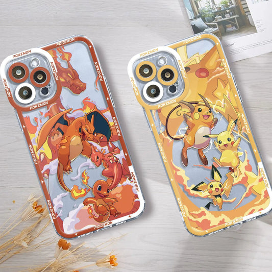 Pikachu Pokémon Ganger iPhone Clear Phone Cover - Vivid Setups