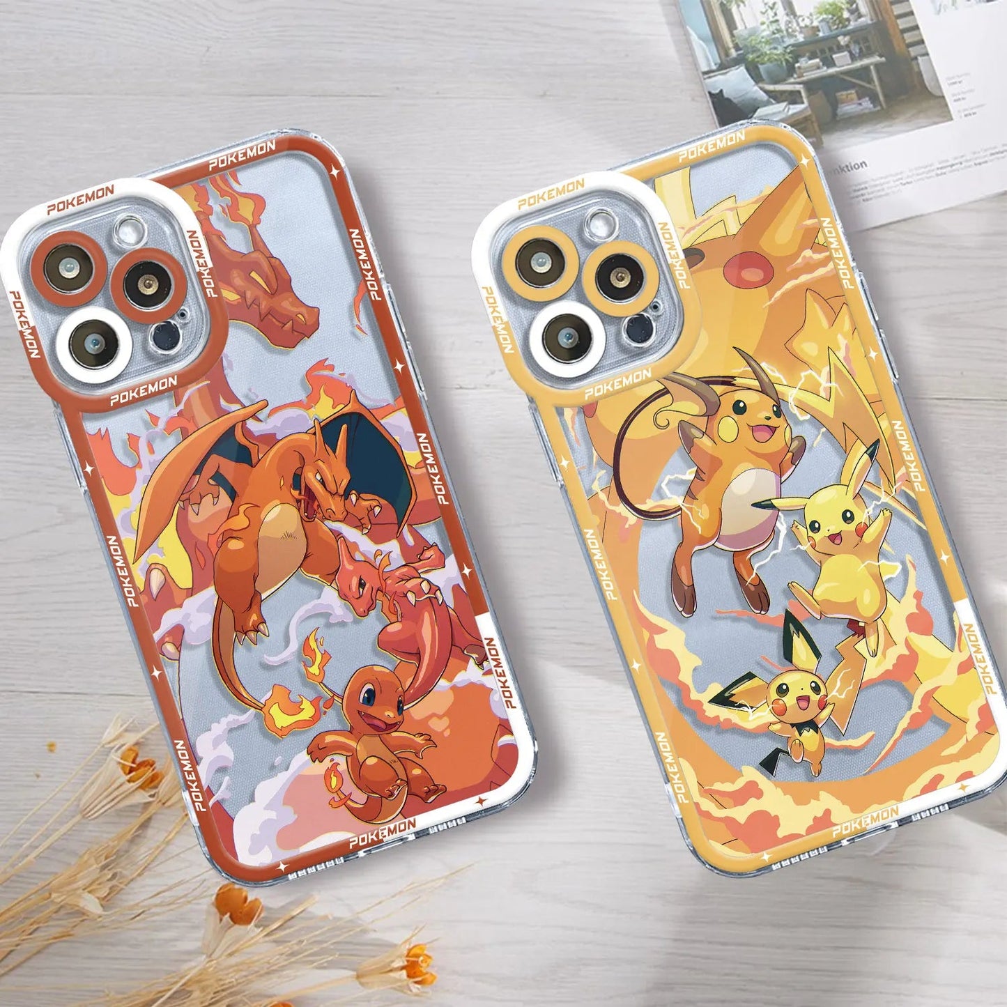 Angel Eye Pokémon iPhone Clear Phone Cover - Vivid Setups