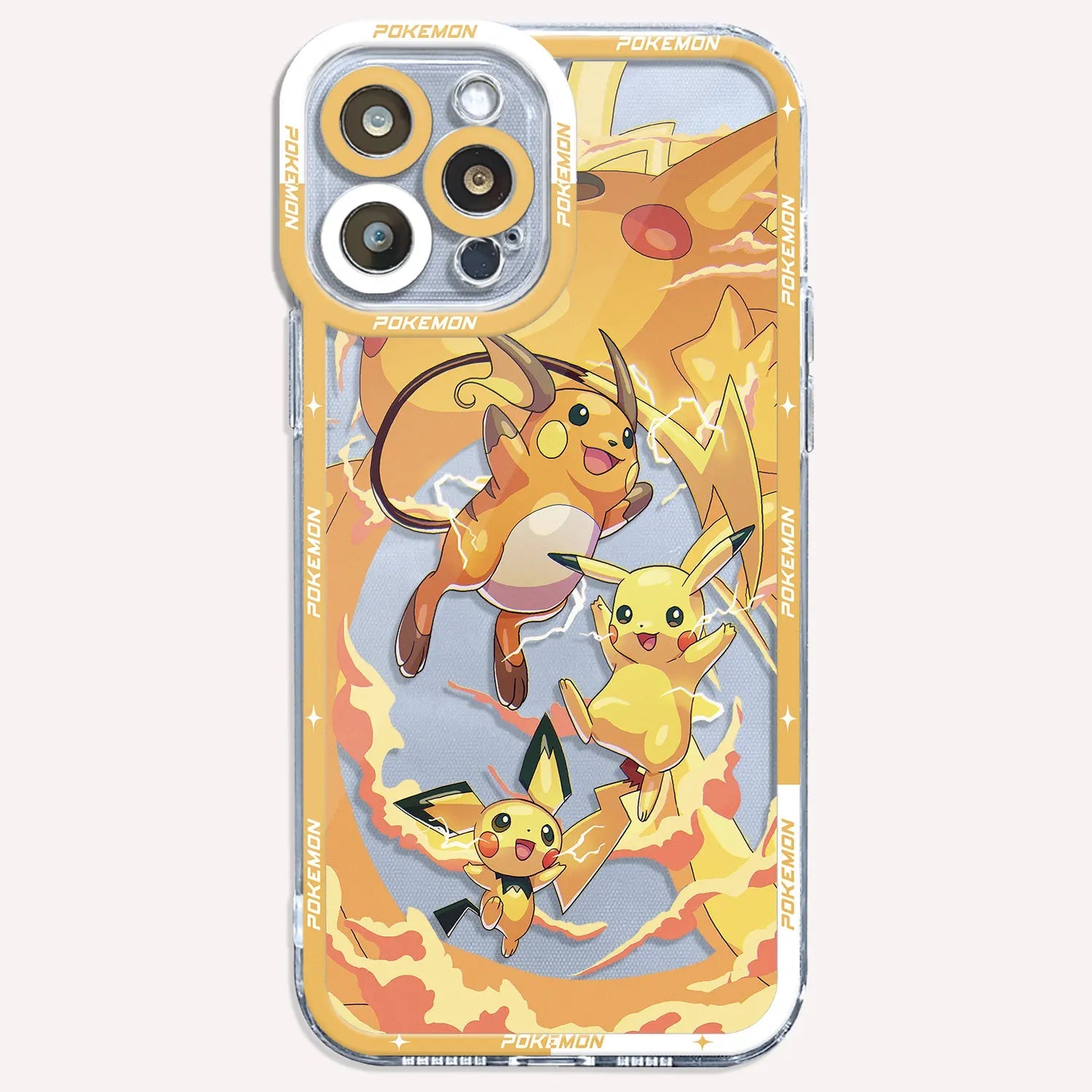 Angel Eye Pokémon iPhone Clear Phone Cover - Vivid Setups