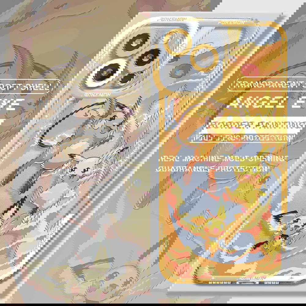 Angel Eye Pokémon iPhone Clear Phone Cover - Vivid Setups