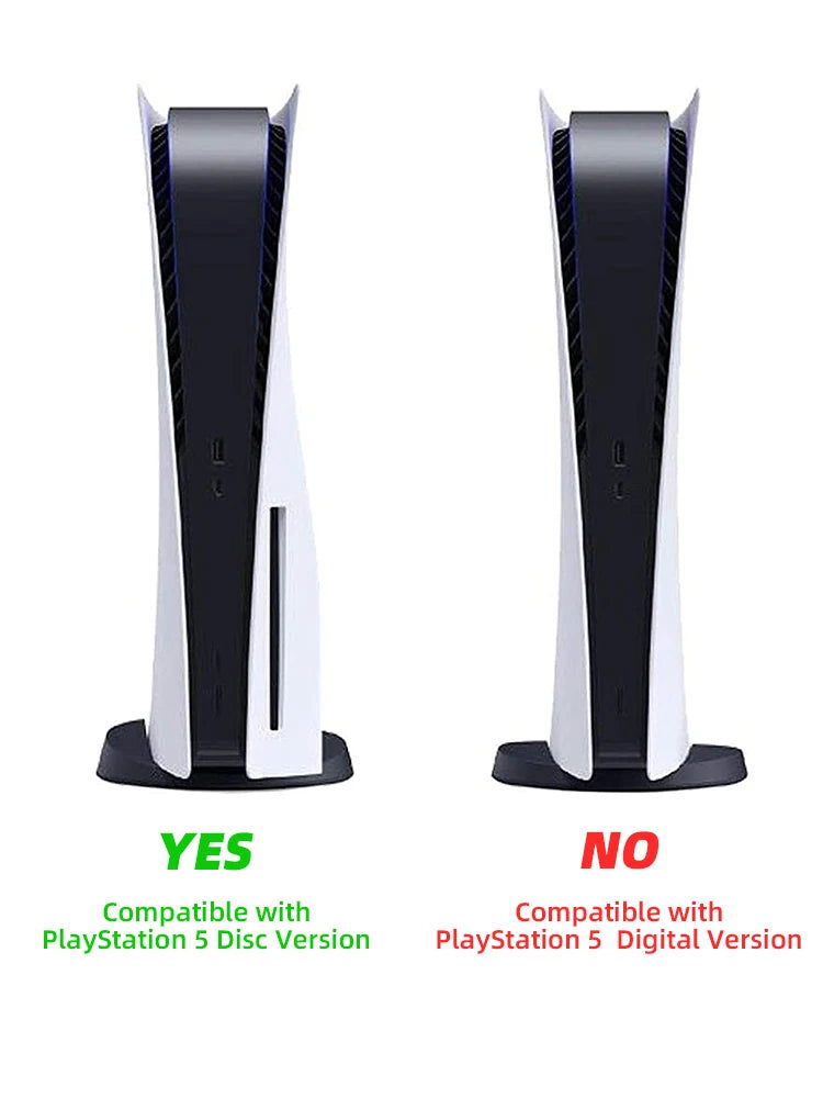 PlayStation 5 Disc Version Replacement Protective Hard Shell Faceplates - Vivid Setups