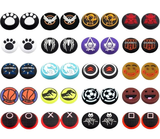 PlayStation, XBOX, Nintendo Switch, WiiU Pro, Controller Thumb Grip Cap - Vivid Setups