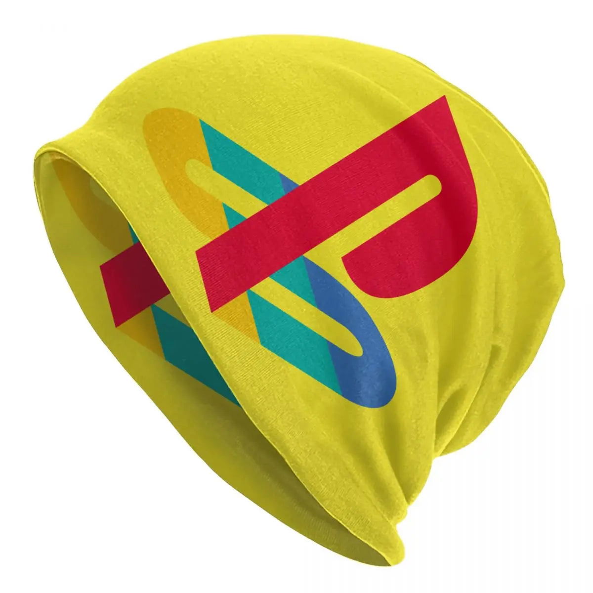 Playstation Button Symbol Beanie Skull Cap - Vivid Setups