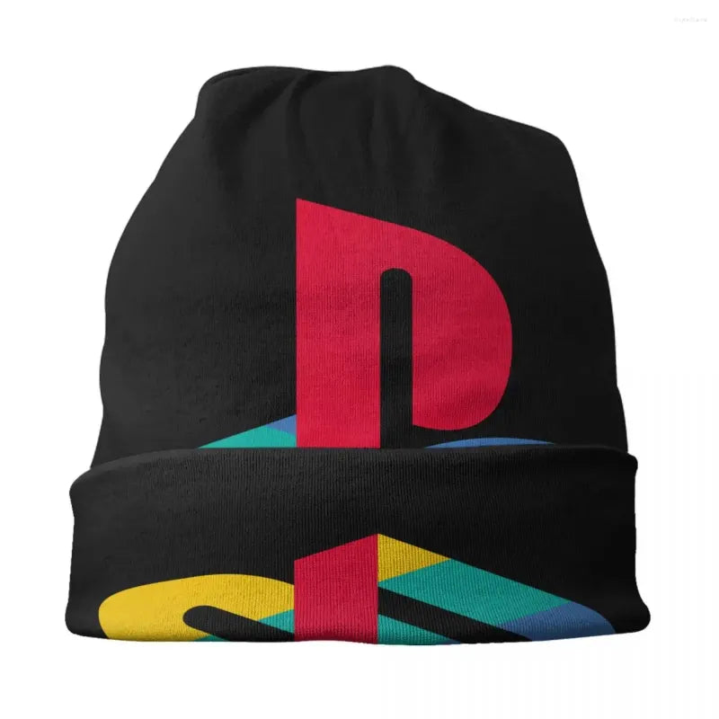 Playstation Button Symbol Beanie Skull Cap - Vivid Setups