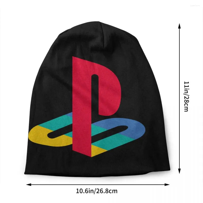 Playstation Button Symbol Beanie Skull Cap - Vivid Setups