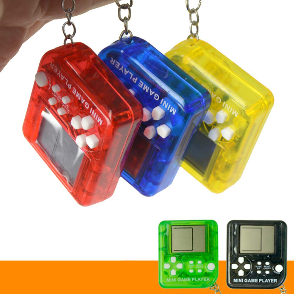Pocket Micro Retro Game Console Keychain With 26 Games - Vivid Setups