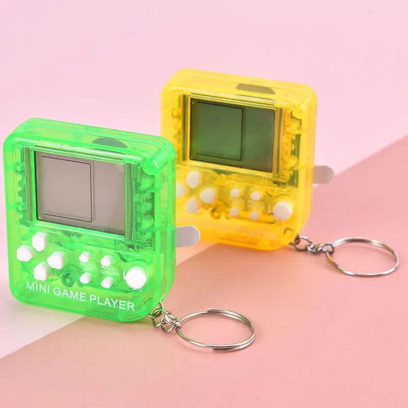 Pocket Micro Retro Game Console Keychain With 26 Games - Vivid Setups