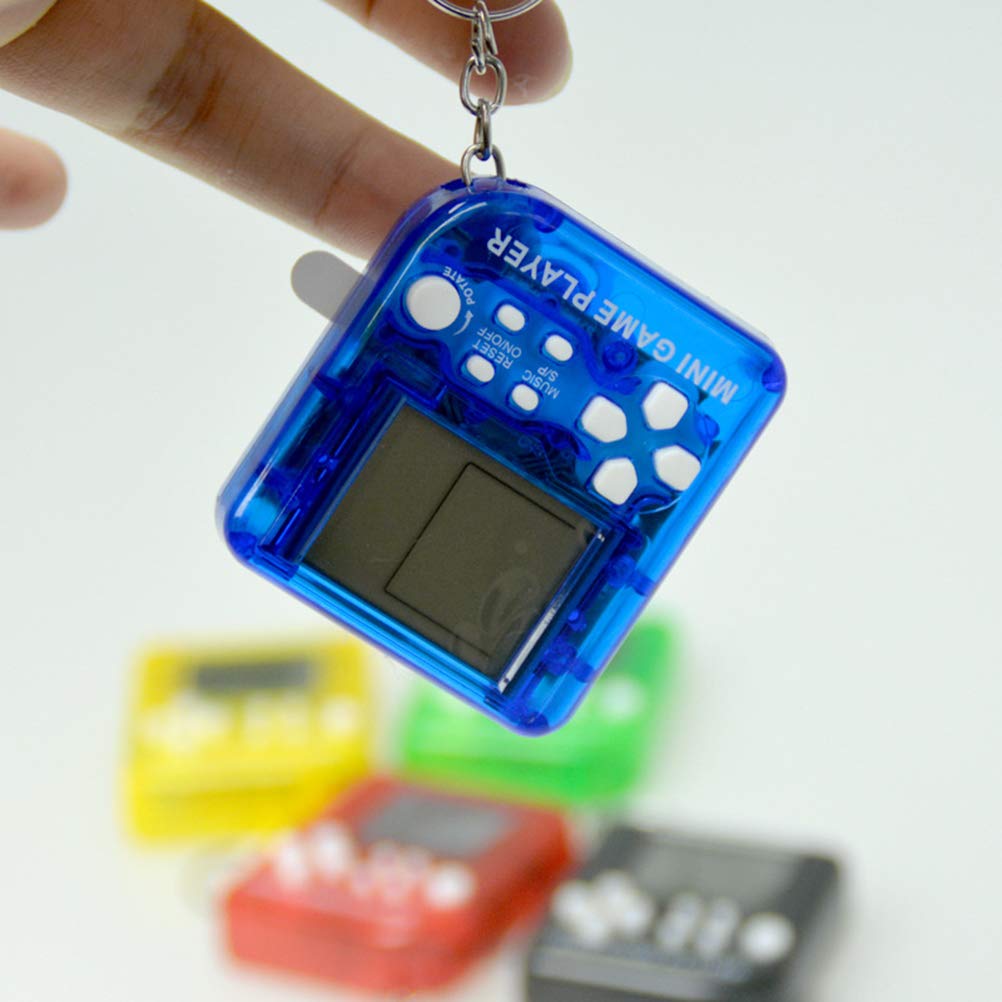 Pocket Micro Retro Game Console Keychain With 26 Games - Vivid Setups