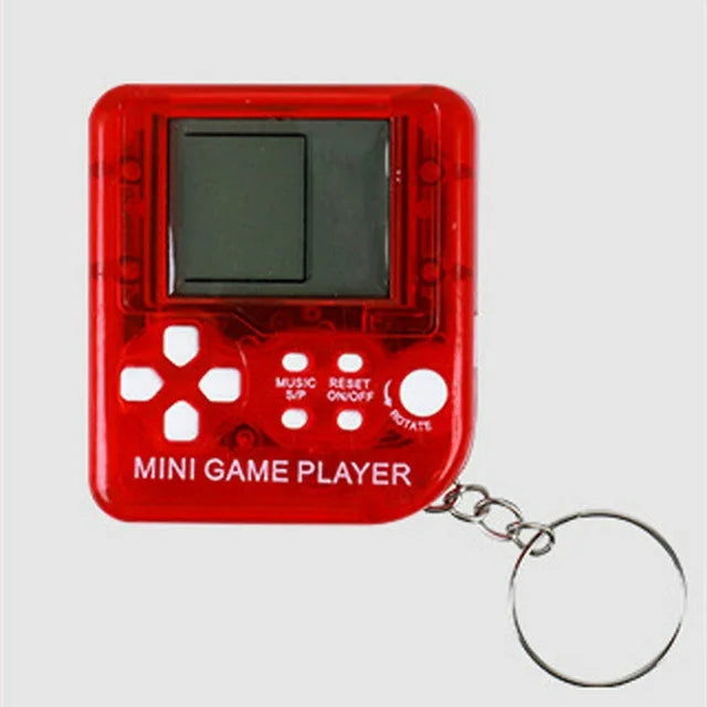 Pocket Micro Retro Game Console Keychain With 26 Games - Vivid Setups