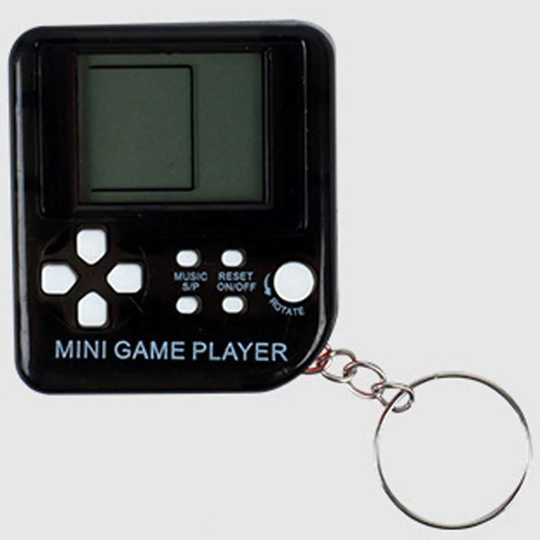 Pocket Micro Retro Game Console Keychain With 26 Games - Vivid Setups