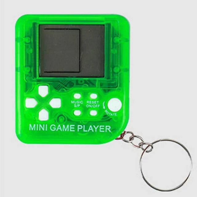 Pocket Micro Retro Game Console Keychain With 26 Games - Vivid Setups
