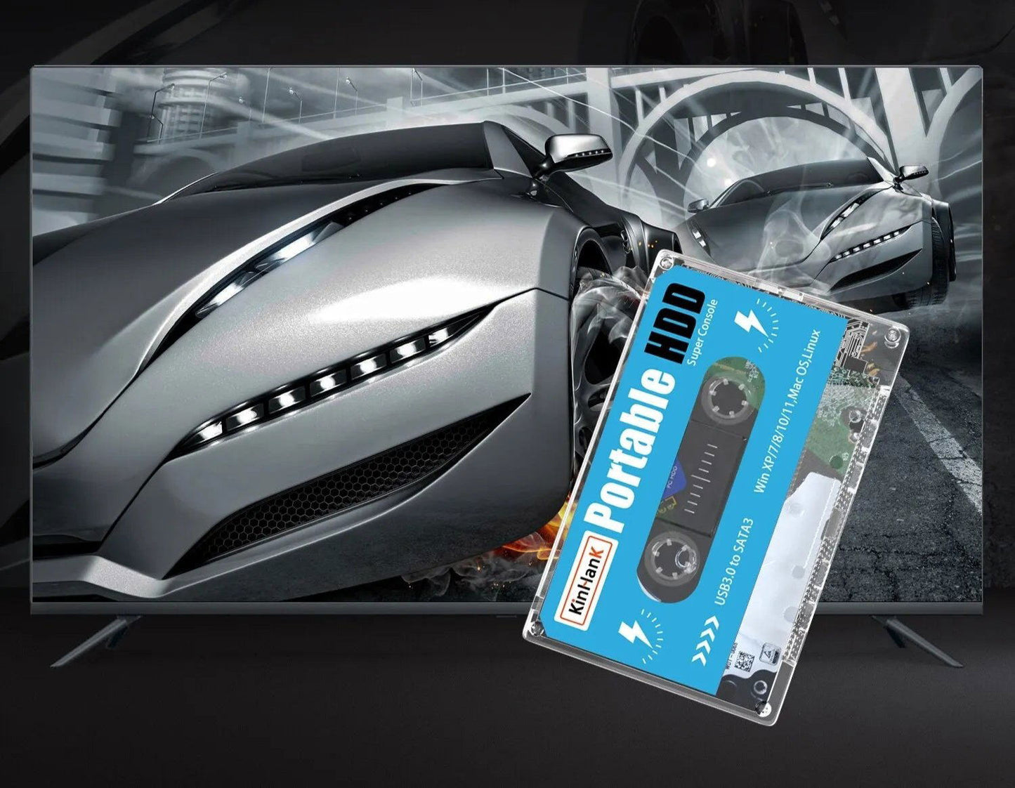 Portable Retro Gaming Cassette HDD - Vivid Setups