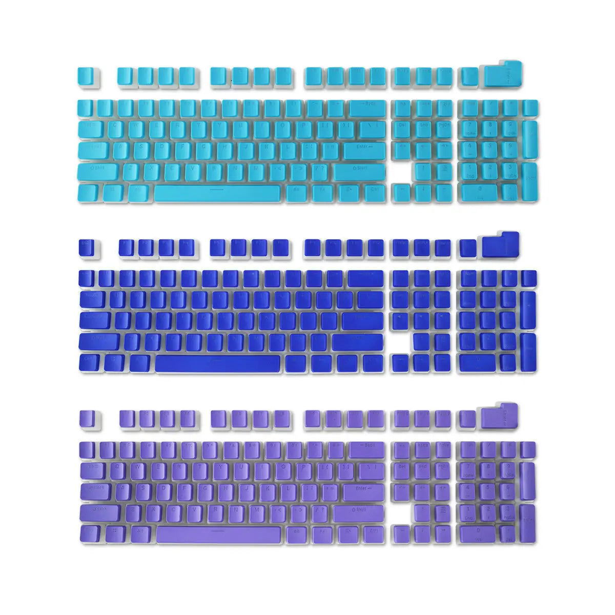 Pudding Key Cap Replacement Set for Cherry MX Switches Mechanical Keyboard - Vivid Setups