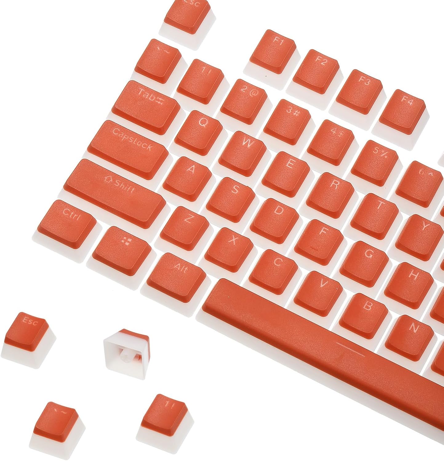Pudding Key Cap Replacement Set for Cherry MX Switches Mechanical Keyboard - Vivid Setups