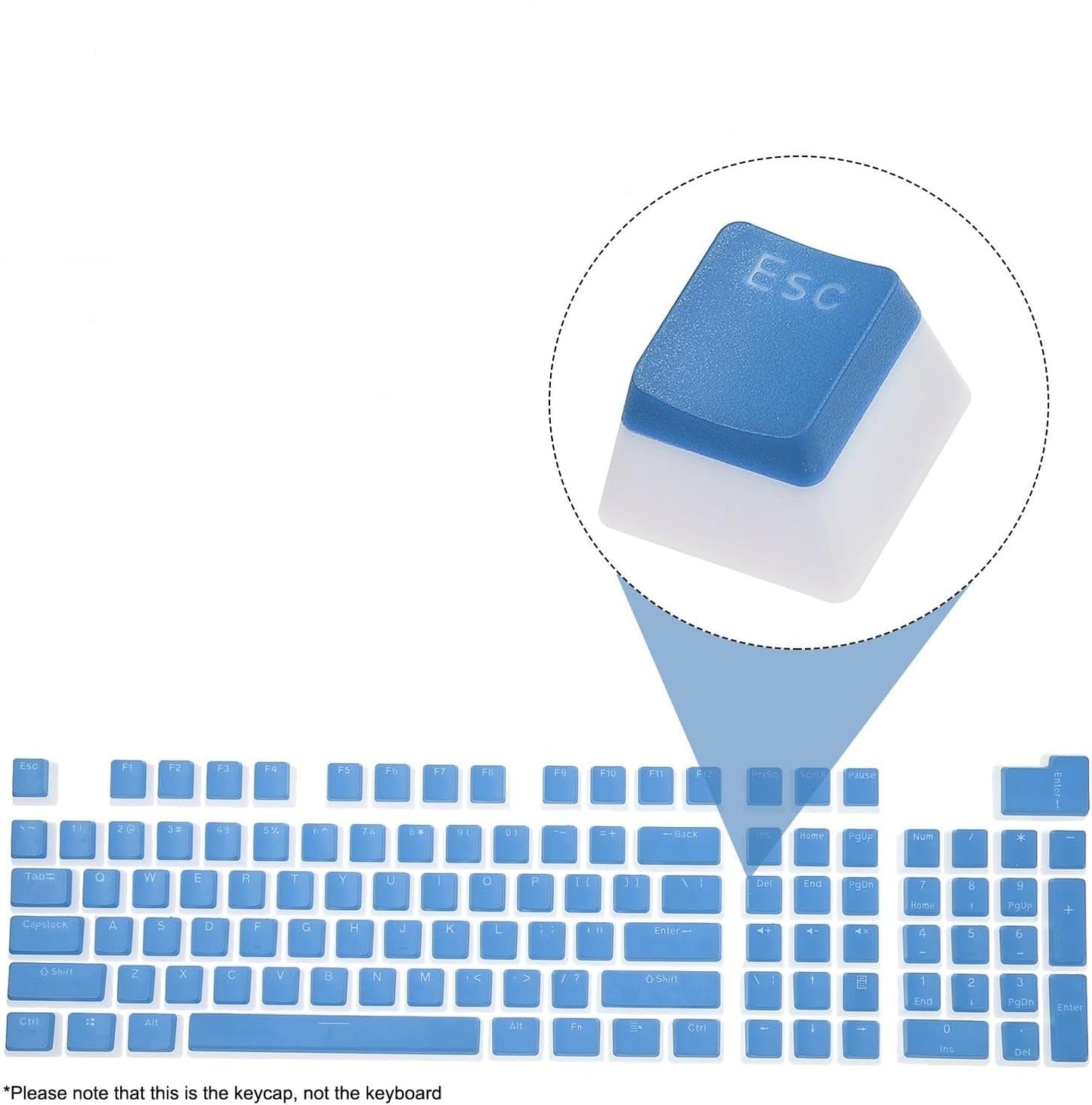 Pudding Key Cap Replacement Set for Cherry MX Switches Mechanical Keyboard - Vivid Setups