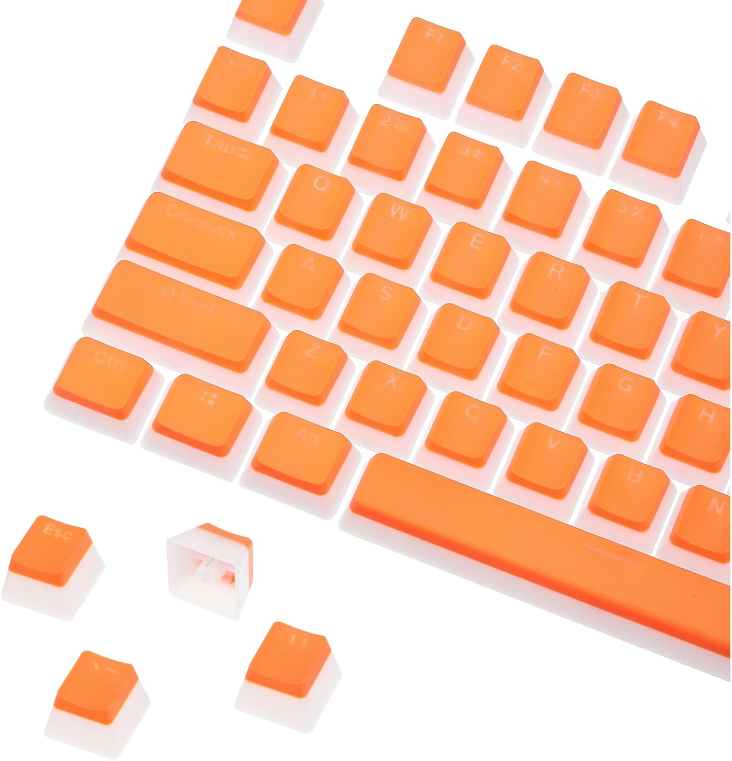 Pudding Key Cap Replacement Set for Cherry MX Switches Mechanical Keyboard - Vivid Setups