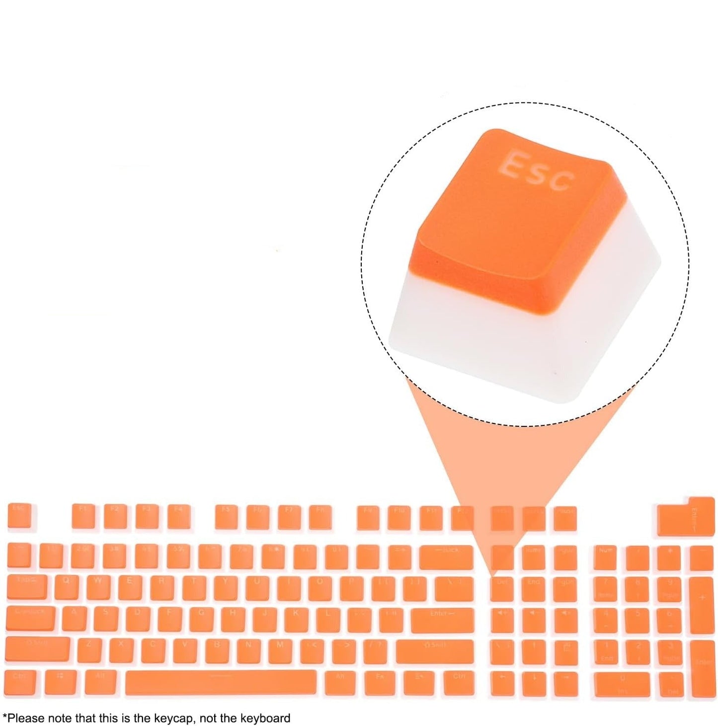 Pudding Key Cap Replacement Set for Cherry MX Switches Mechanical Keyboard - Vivid Setups