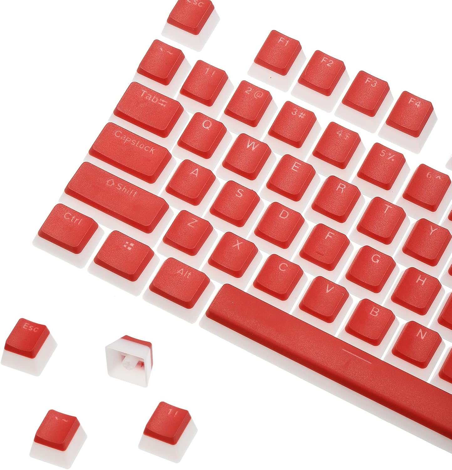 Pudding Key Cap Replacement Set for Cherry MX Switches Mechanical Keyboard - Vivid Setups