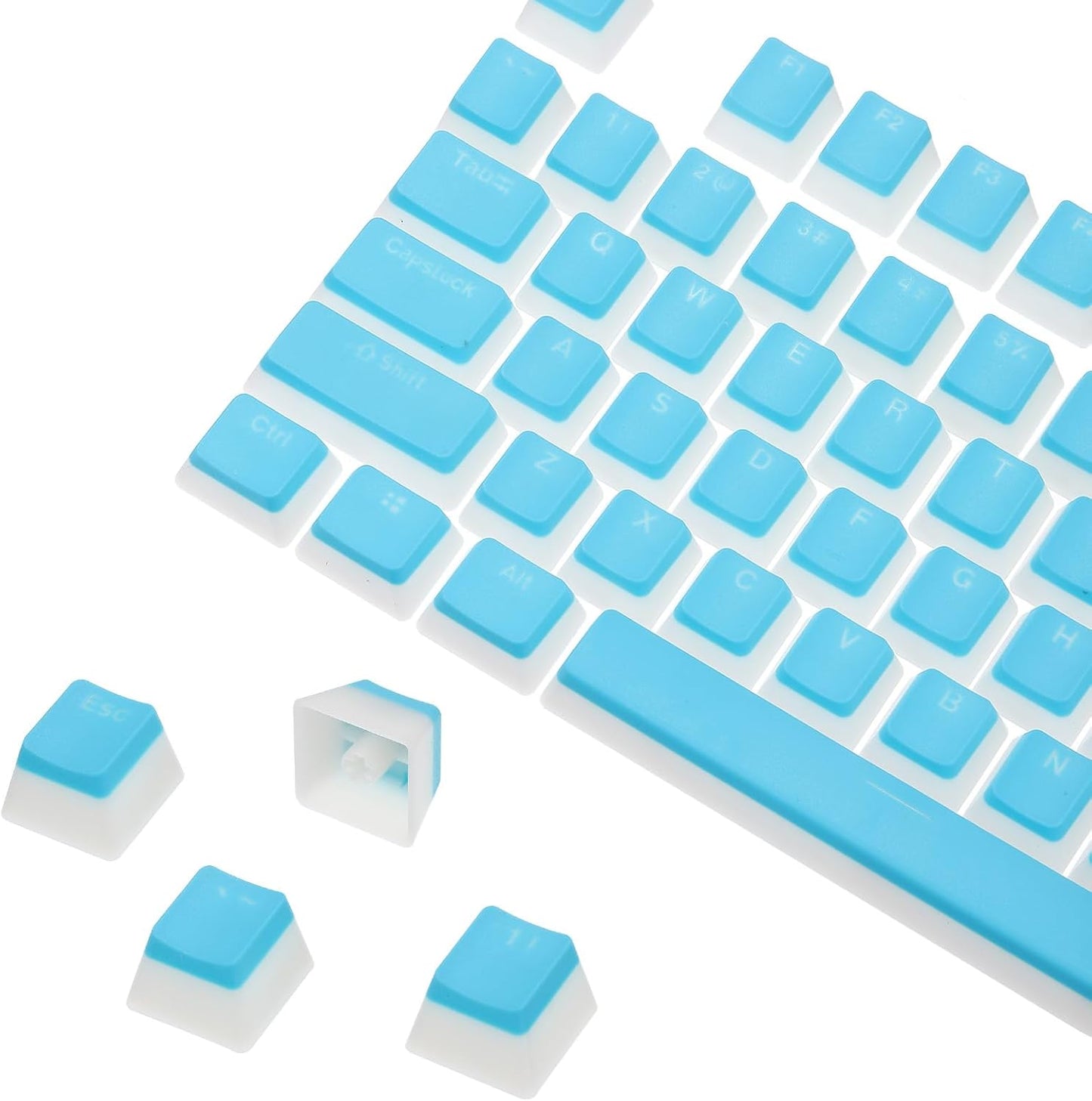 Pudding Key Cap Replacement Set for Cherry MX Switches Mechanical Keyboard - Vivid Setups
