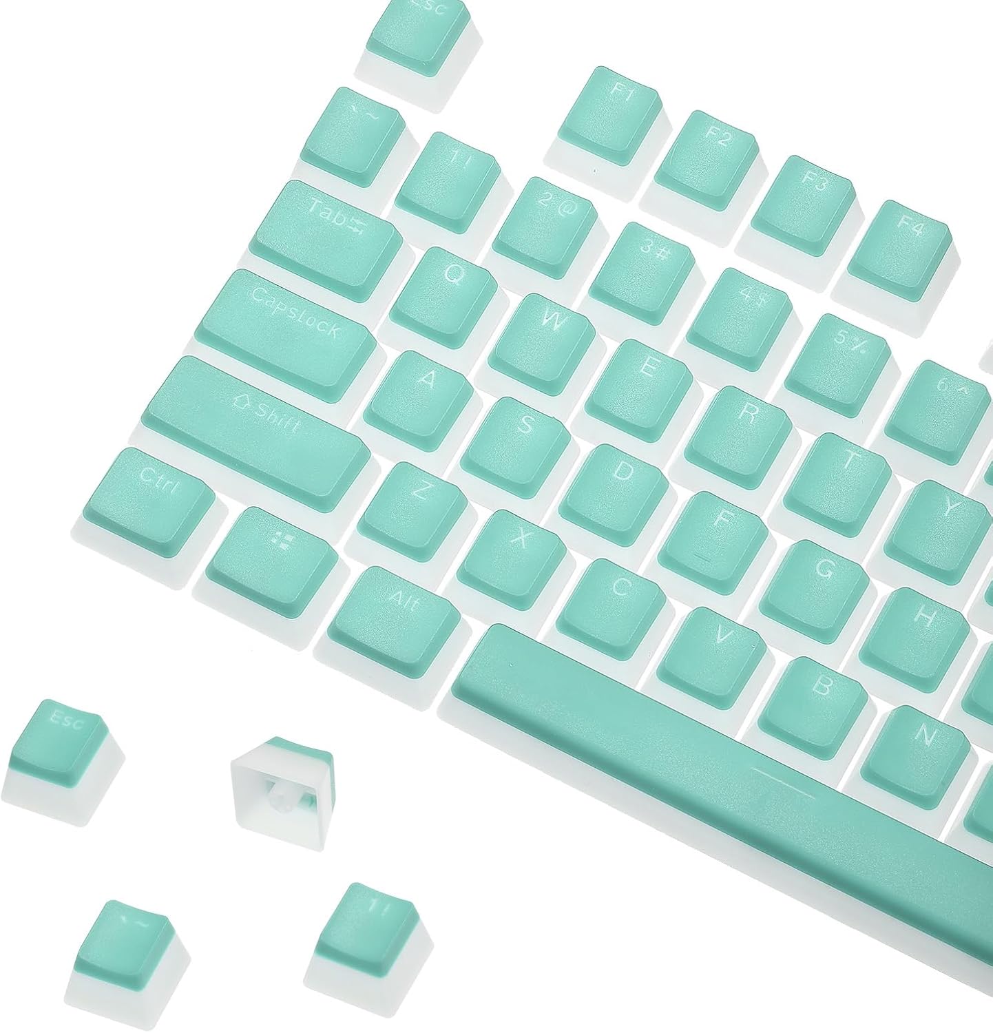 Pudding Key Cap Replacement Set for Cherry MX Switches Mechanical Keyboard - Vivid Setups