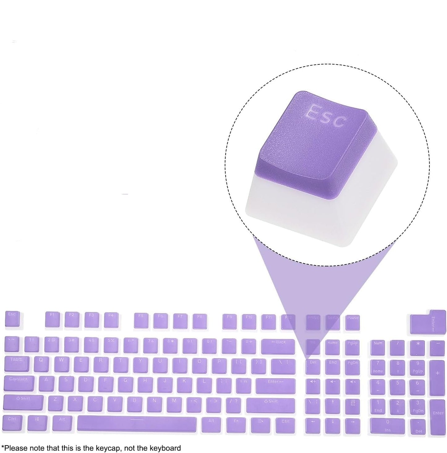 Pudding Key Cap Replacement Set for Cherry MX Switches Mechanical Keyboard - Vivid Setups