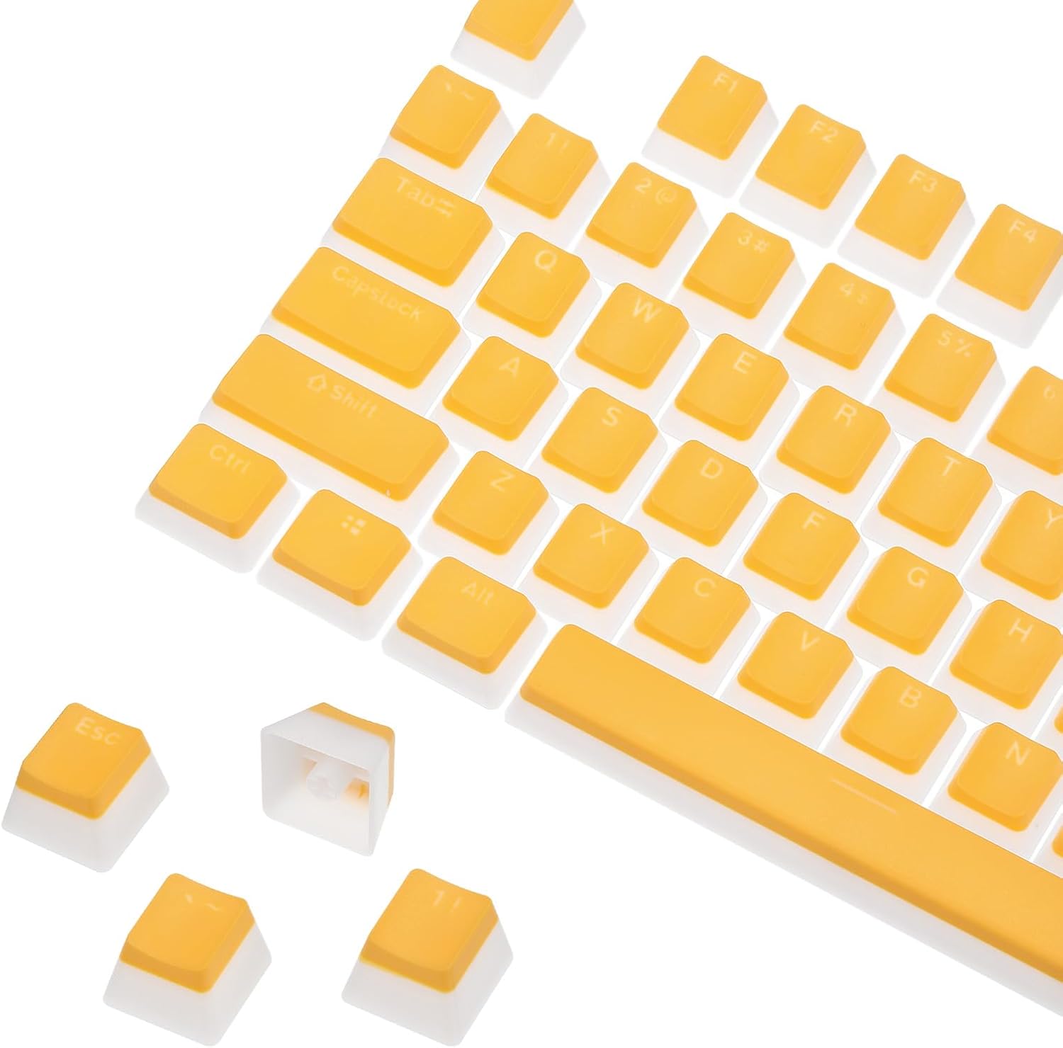 Pudding Key Cap Replacement Set for Cherry MX Switches Mechanical Keyboard - Vivid Setups