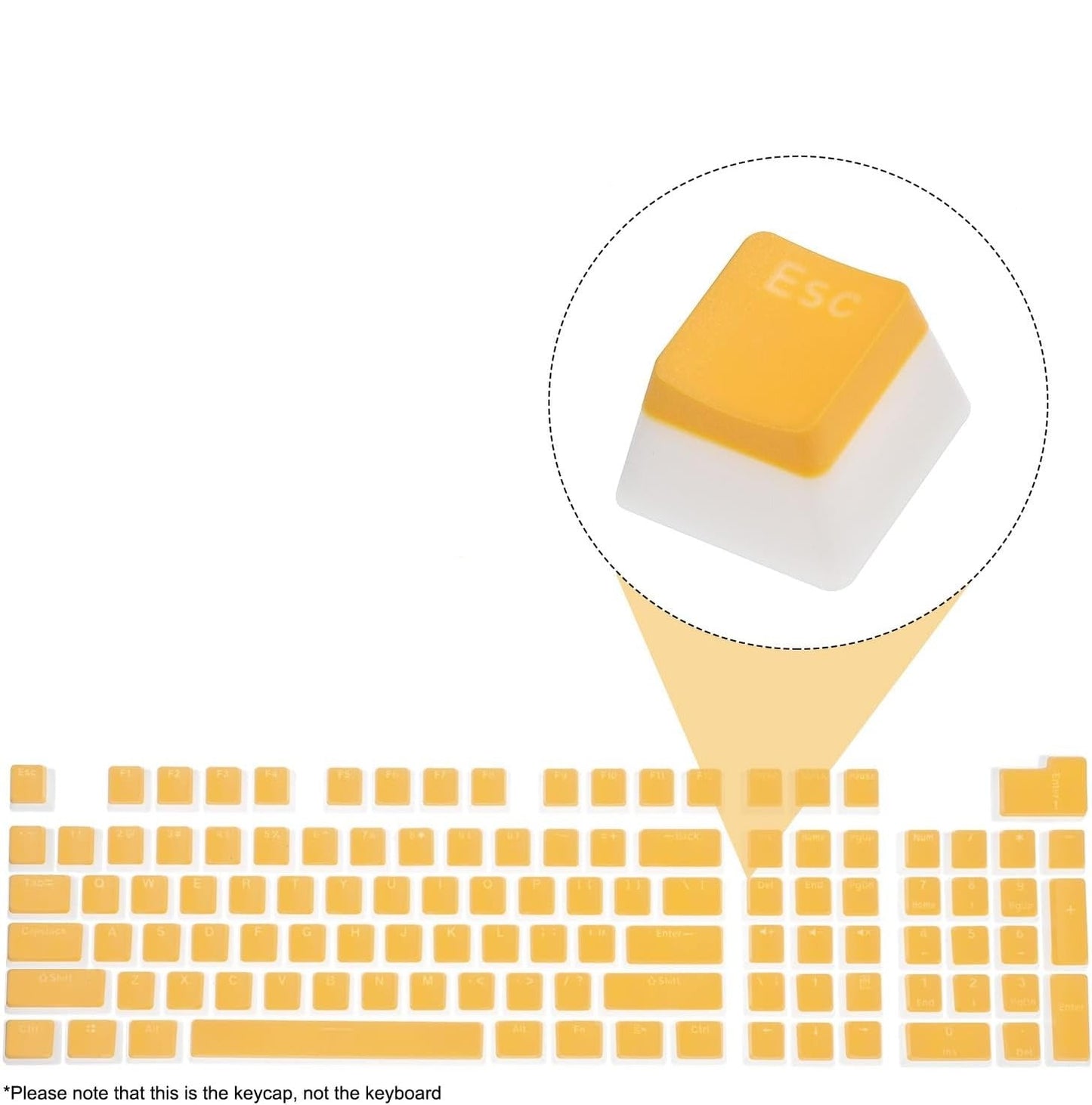 Pudding Key Cap Replacement Set for Cherry MX Switches Mechanical Keyboard - Vivid Setups