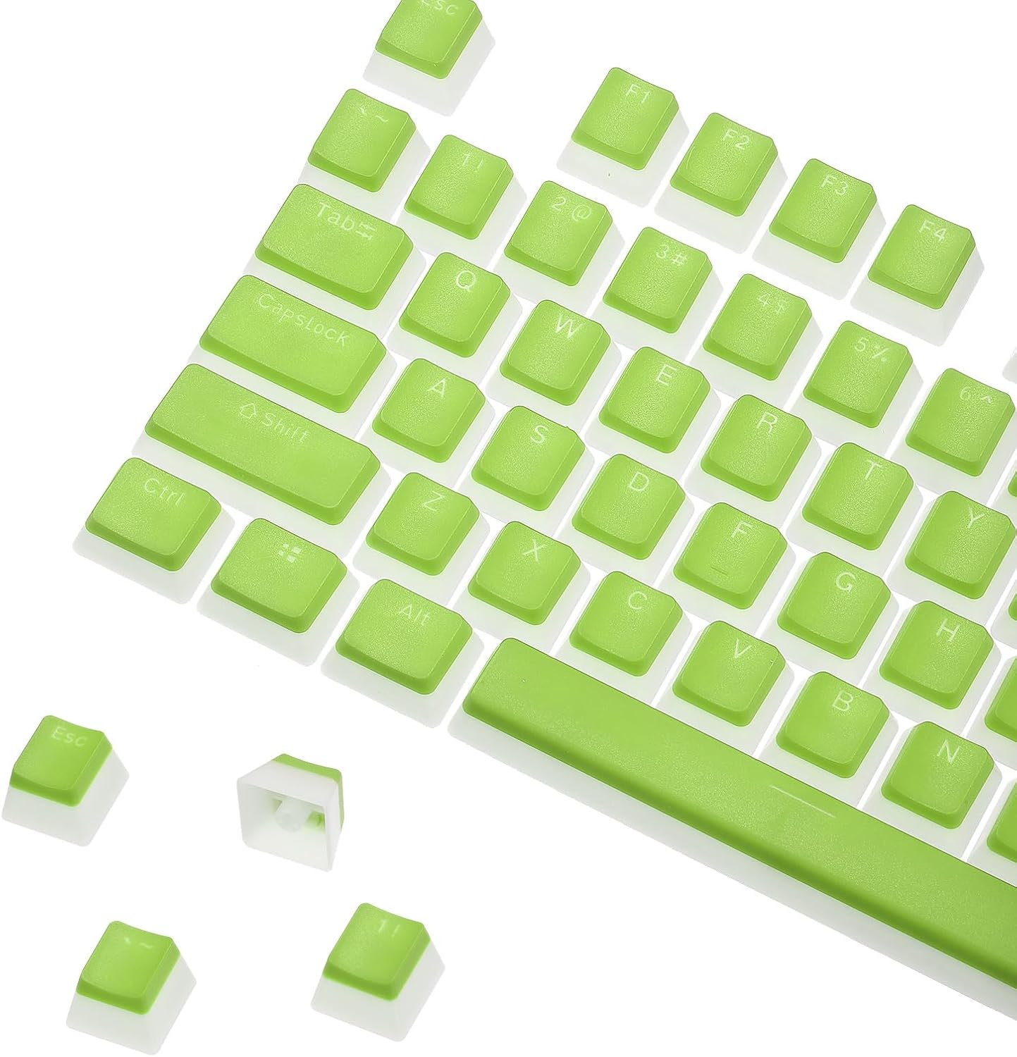 Pudding Key Cap Replacement Set for Cherry MX Switches Mechanical Keyboard - Vivid Setups
