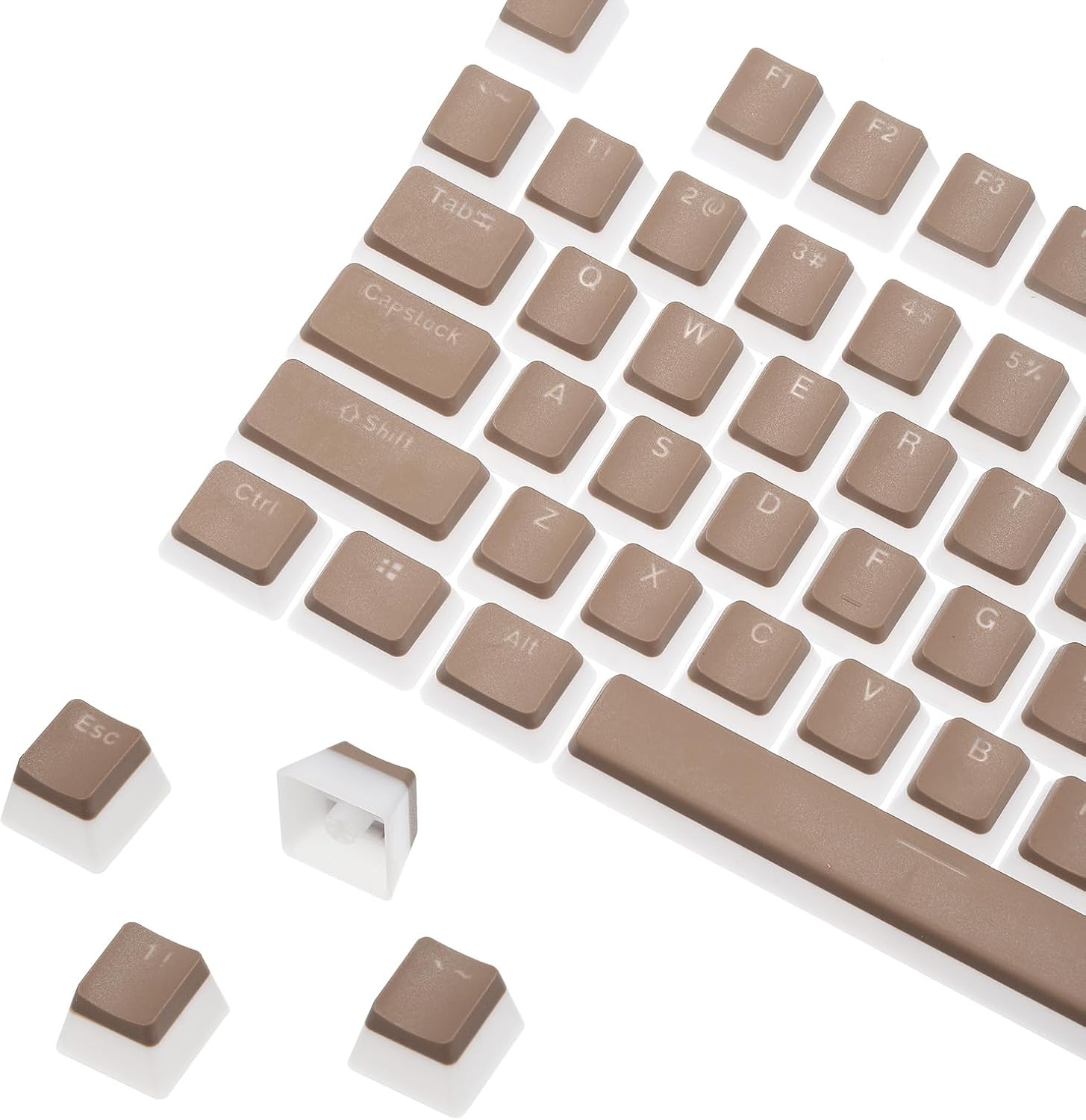 Pudding Key Cap Replacement Set for Cherry MX Switches Mechanical Keyboard - Vivid Setups