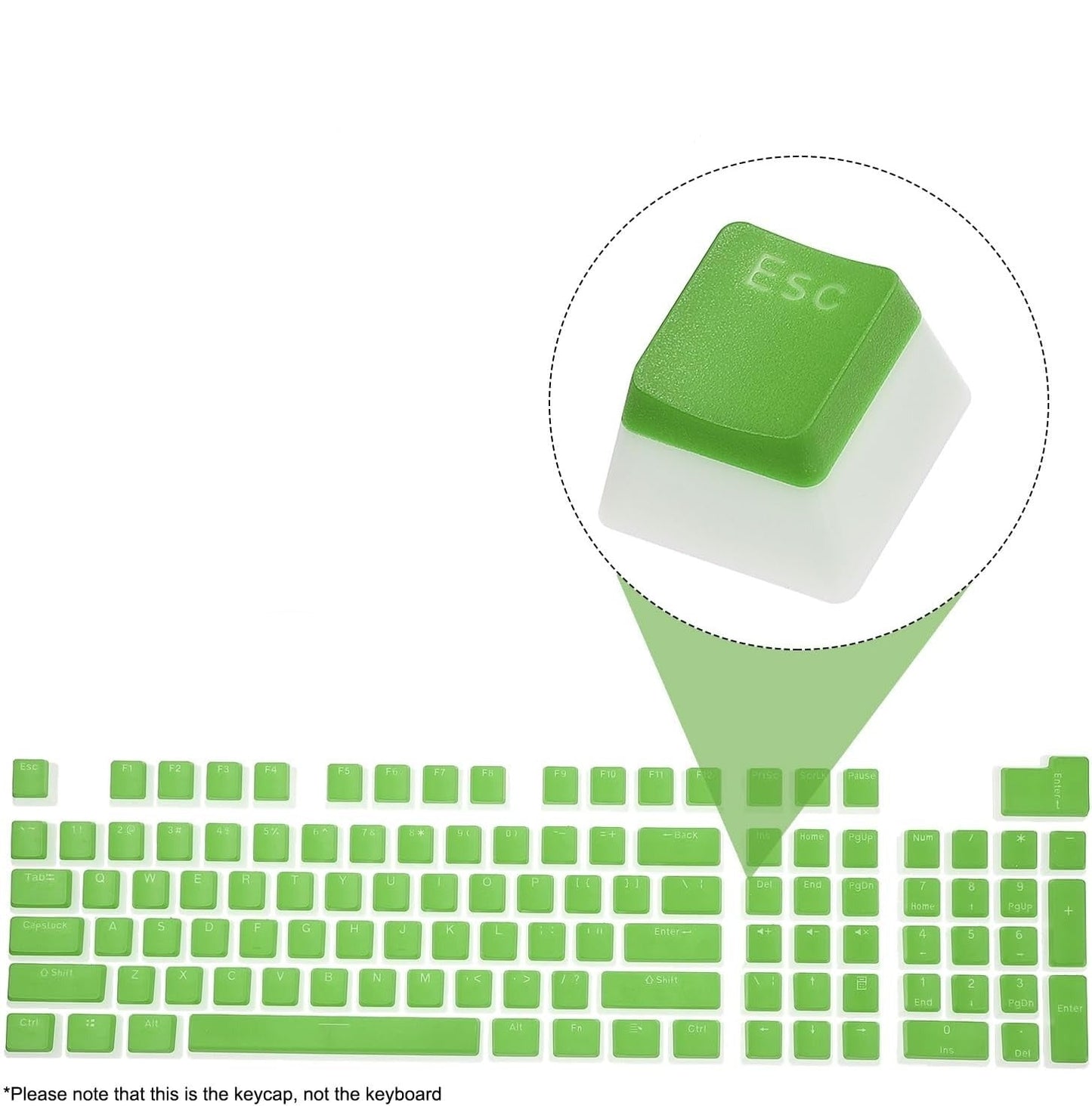 Pudding Key Cap Replacement Set for Cherry MX Switches Mechanical Keyboard - Vivid Setups