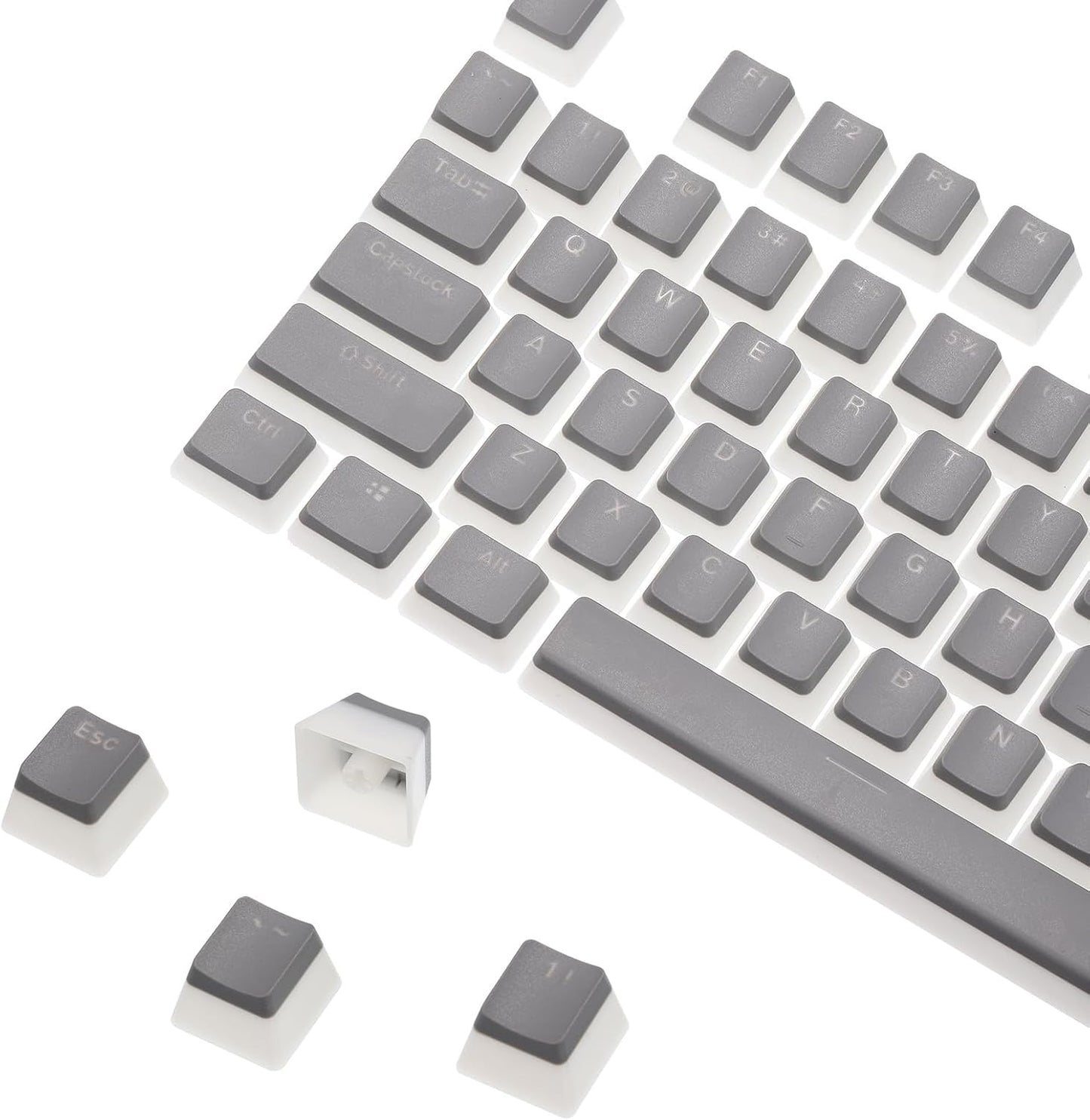 Pudding Key Cap Replacement Set for Cherry MX Switches Mechanical Keyboard - Vivid Setups