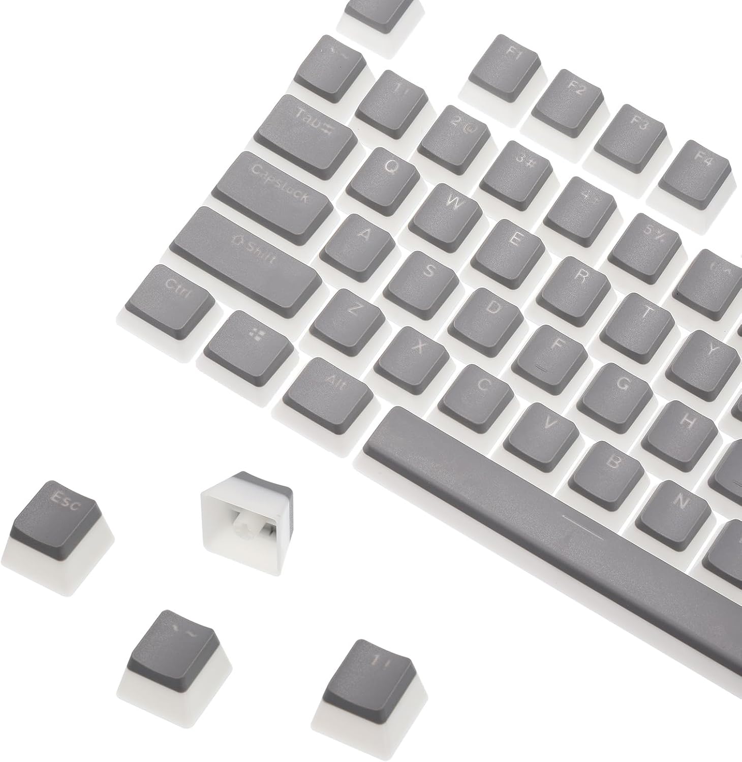 Pudding Key Cap Replacement Set for Cherry MX Switches Mechanical Keyboard - Vivid Setups