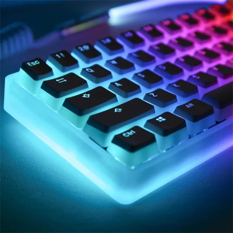 Pudding Mechanical Backlit Keyboard Keycaps - Vivid Setups