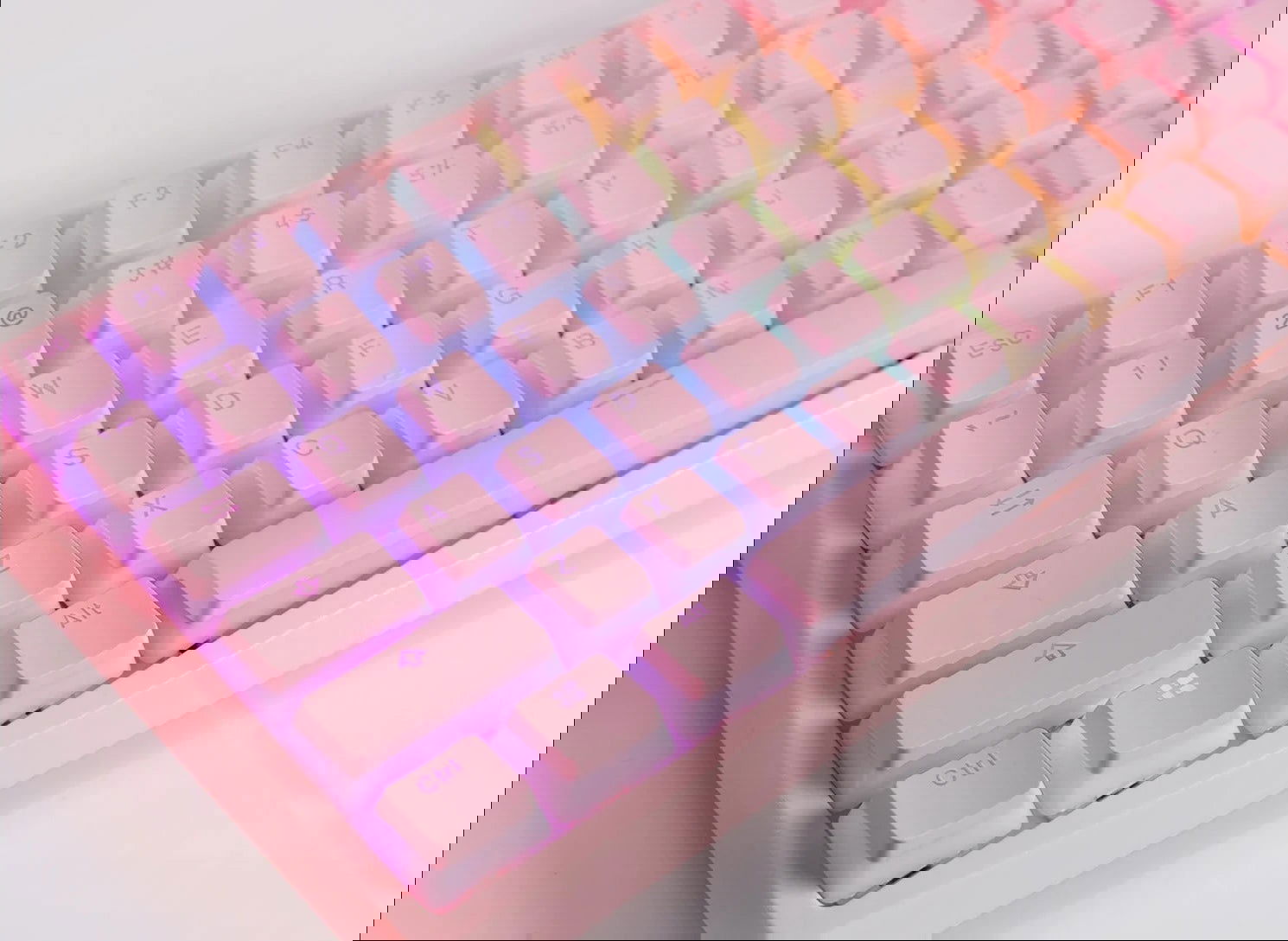 Pudding Mechanical Backlit Keyboard Keycaps - Vivid Setups
