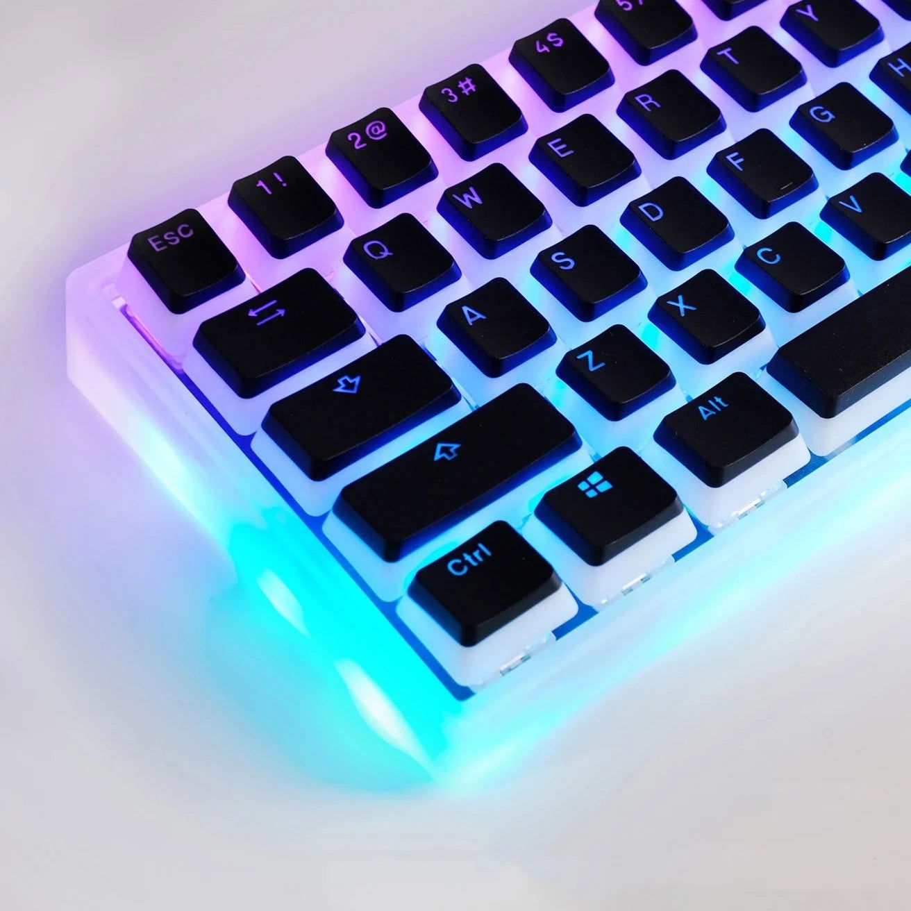 Pudding Mechanical Backlit Keyboard Keycaps - Vivid Setups