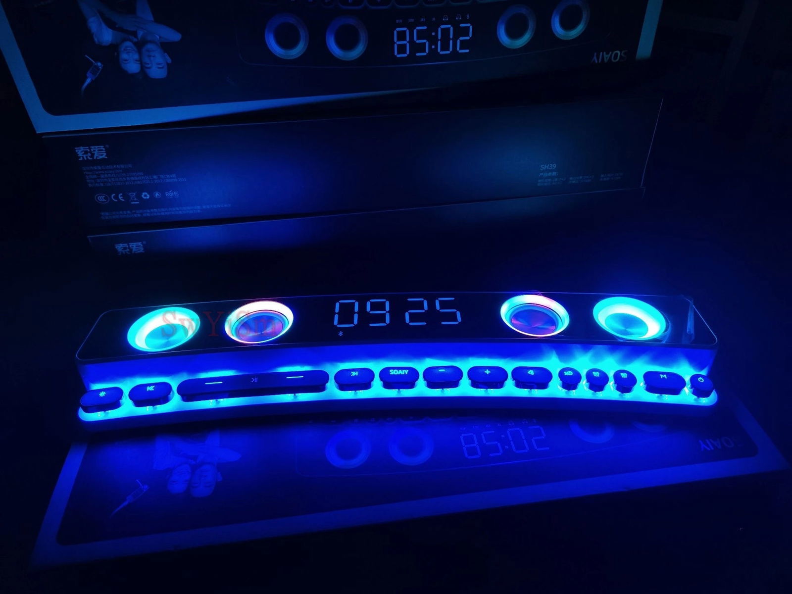 RGB PC Gaming Desk Soundbar - Vivid Setups