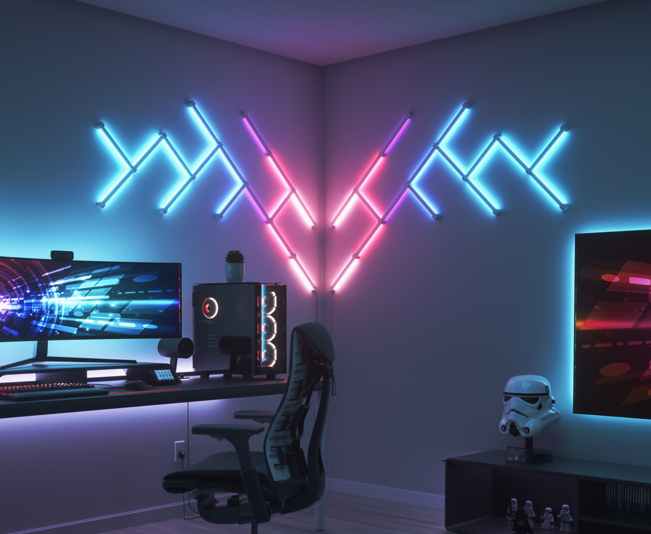 RGB Smart Splicing Wall Lamp - Vivid Setups