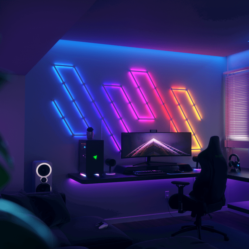 RGB Smart Splicing Wall Lamp - Vivid Setups