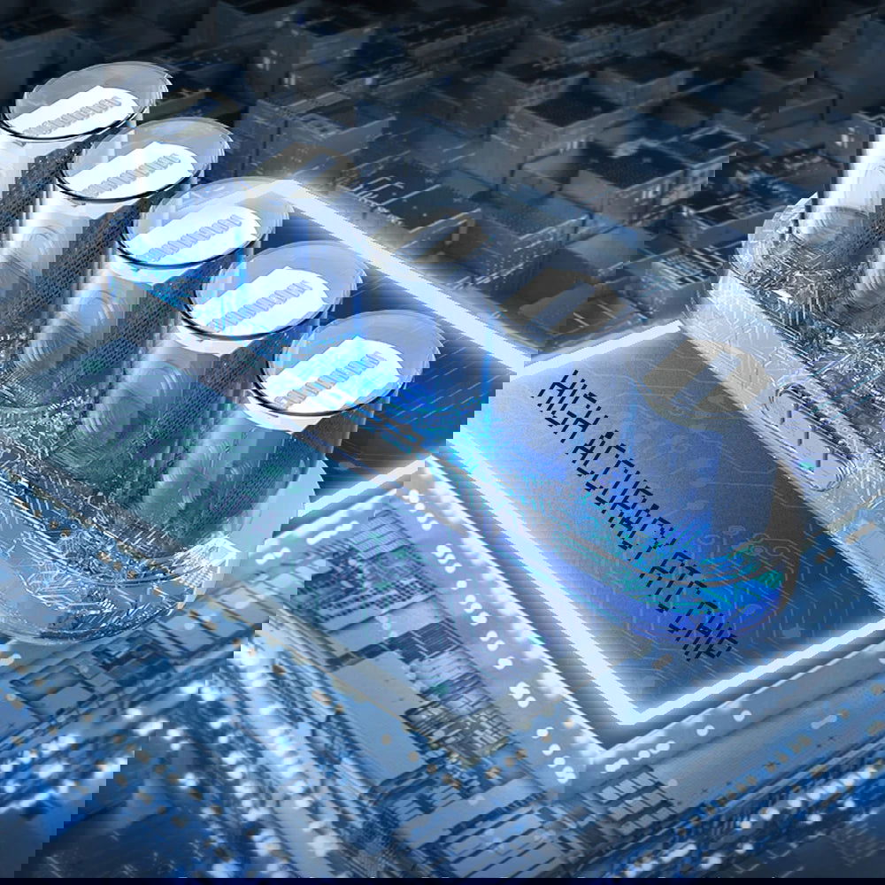 RGB Tube LED Desk Clock - Vivid Setups