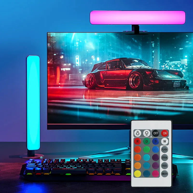 Remote Controlled RGB Desktop Bars - Vivid Setups