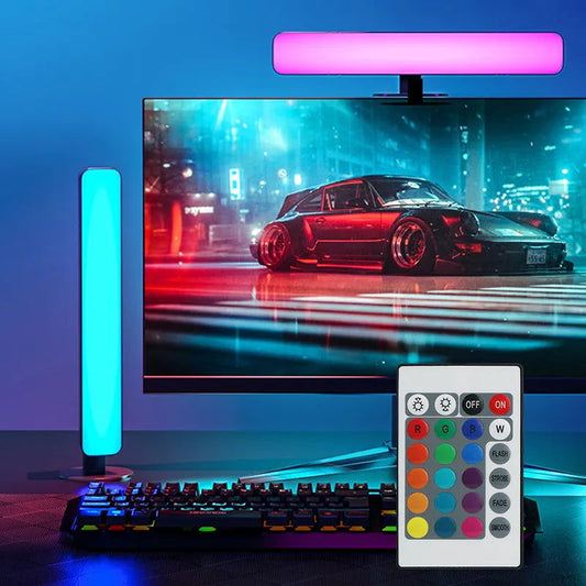 Remote Controlled RGB Desktop Bars - Vivid Setups