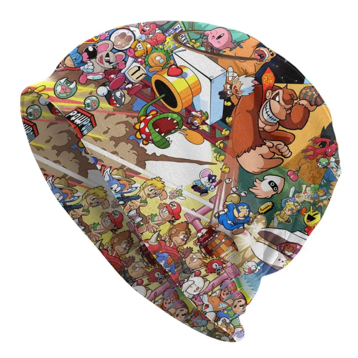 Retro Arcade Beanie Skull Cap - Vivid Setups