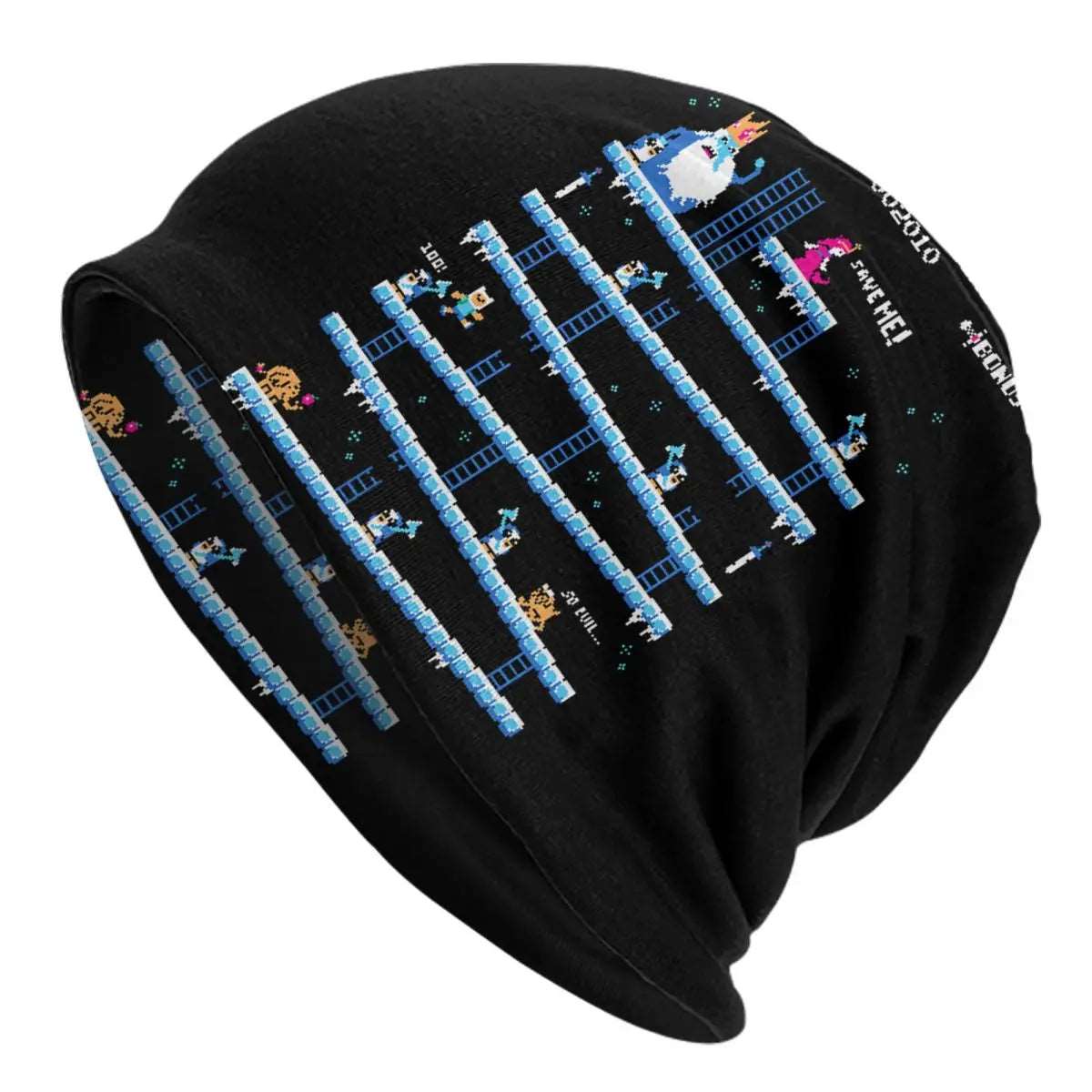 Retro Arcade Beanie Skull Cap - Vivid Setups