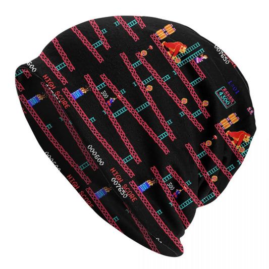 Retro Arcade Beanie Skull Hat - Vivid Setups