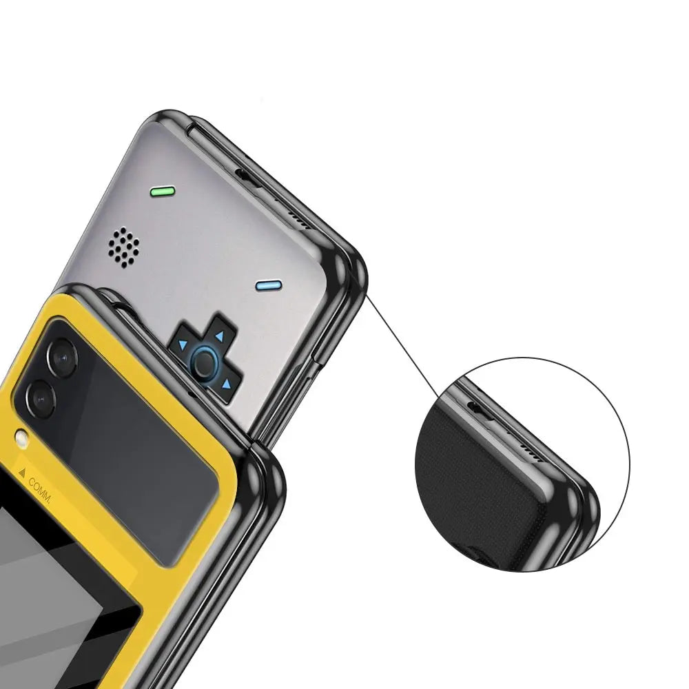 Retro Gameboy Phone Case For Samsung Galaxy Z Flip 4 5 3 Fold - Vivid Setups