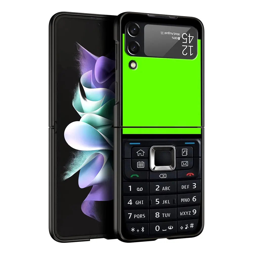 Retro Gameboy Phone Case For Samsung Galaxy Z Flip 4 5 3 Fold - Vivid Setups