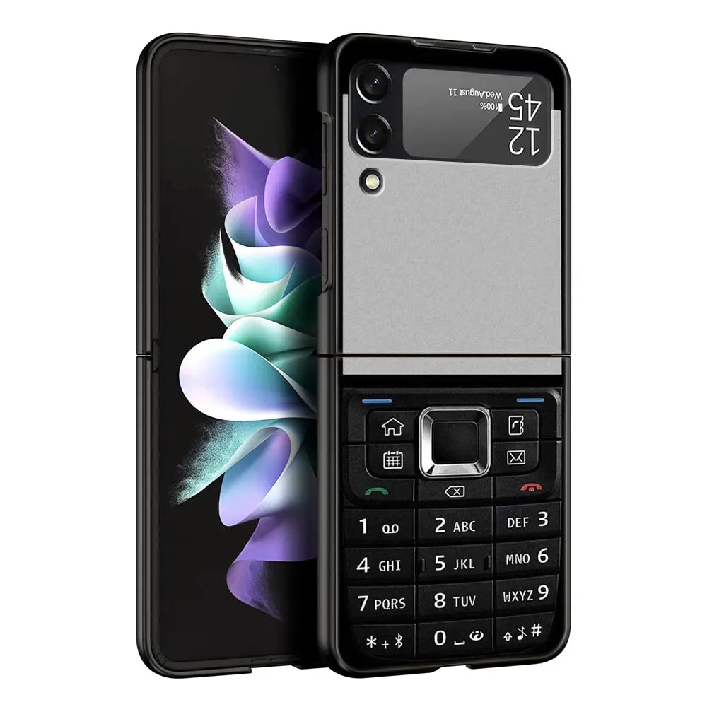 Retro Gameboy Phone Case For Samsung Galaxy Z Flip 4 5 3 Fold - Vivid Setups